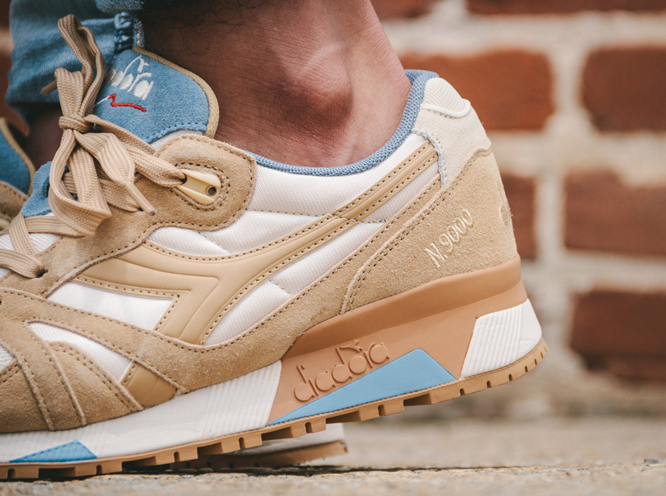 Diadora N9000 Nyl Beige Sheepskin 02