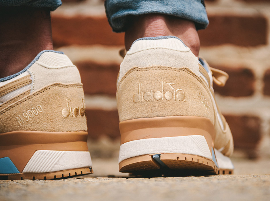 Diadora N9000 Nyl Beige Sheepskin 03