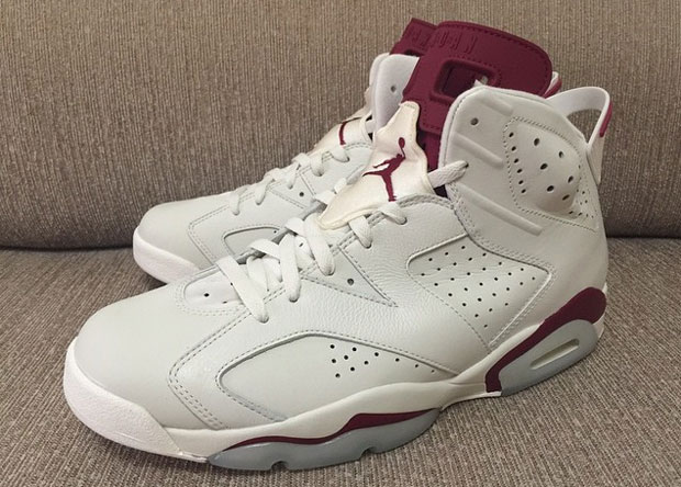 Jordan 6 Maroon 2015 1