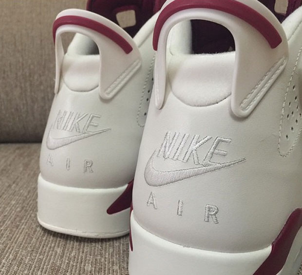 Jordan 6 Maroon 2015 7