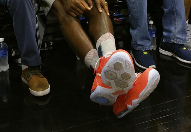 LeBron James Hits Summer League Wearing Nike LeBron 12 Low "Trainwreck" PEs