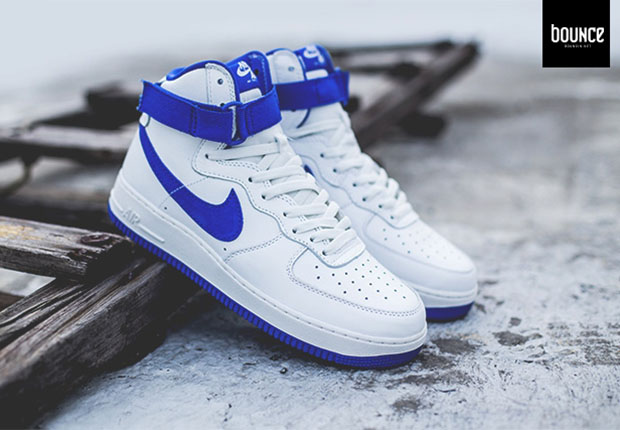 Nike Air Force 1 Hight Retro Qs Summit White Royal Blue 2