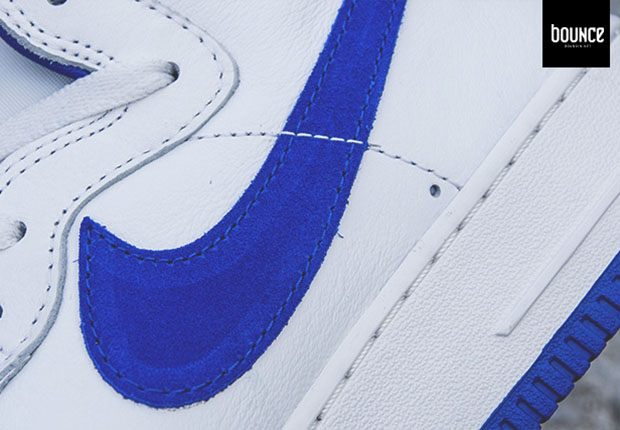 Nike Air Force 1 Hight Retro Qs Summit White Royal Blue 6