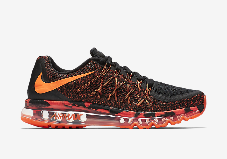 Nike Air Max 2015 Premium Black Orange Camo 2