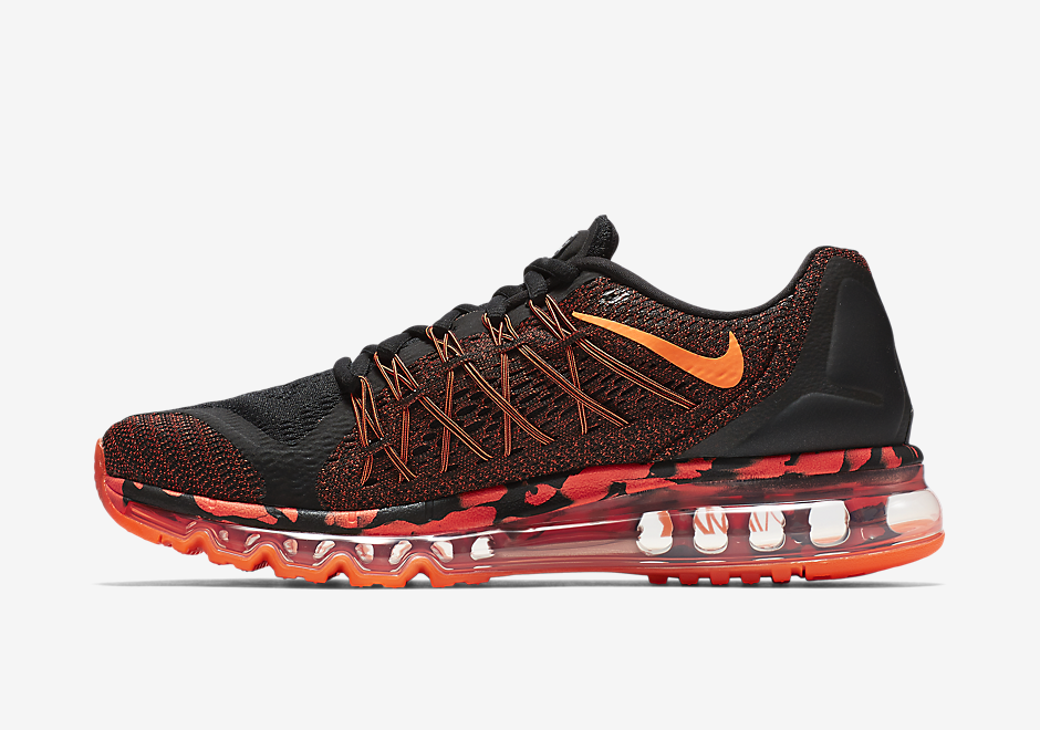 Nike Air Max 2015 Premium Black Orange Camo 3