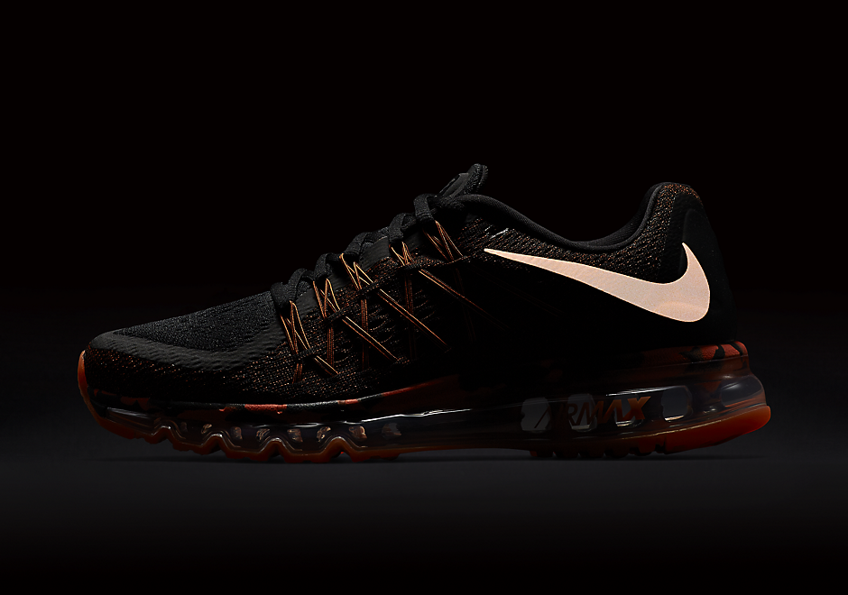 Nike Air Max 2015 Premium Black Orange Camo 7