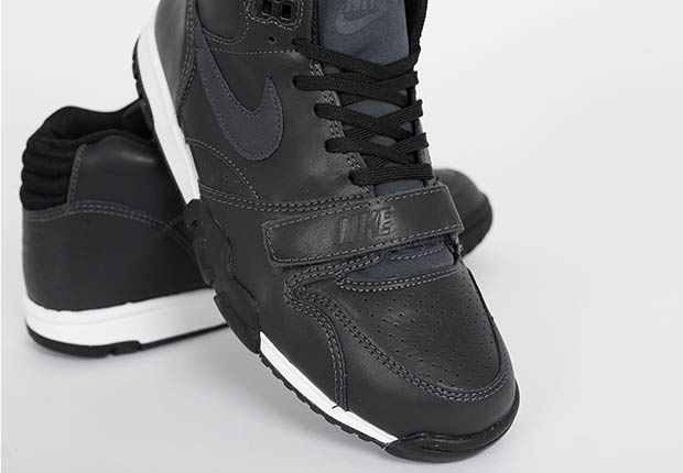 Nike Air Trainer 1 Mid Anthracite Black Leather 3