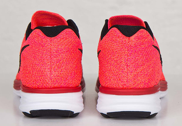 Nike Flyknit Lunar3 University Red Bright Crimson 4