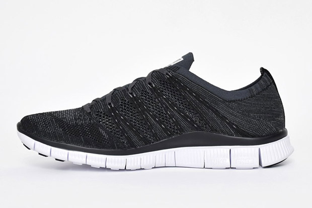 Nike Free Flyknit Nsw Black White 05