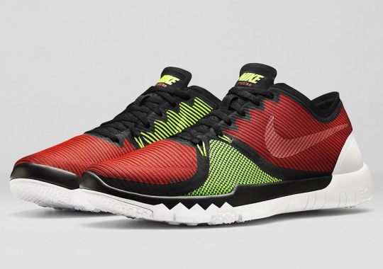 Nike Free Trainer 3.0 V4 – Volt – Team Red