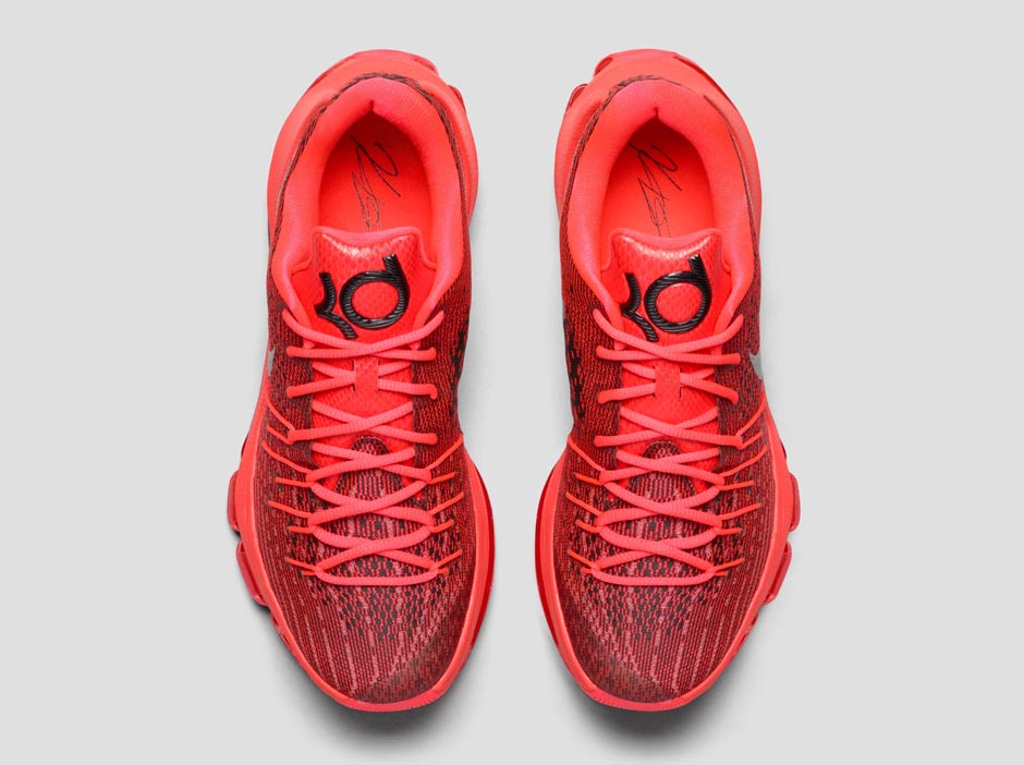 Nike Kd 8 Bright Crimson Full Family Size Run 06