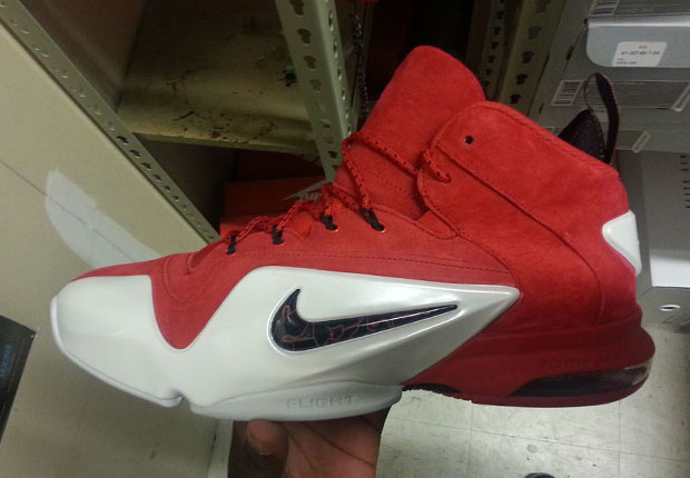 Nike Penny 6 University Red Suede 1