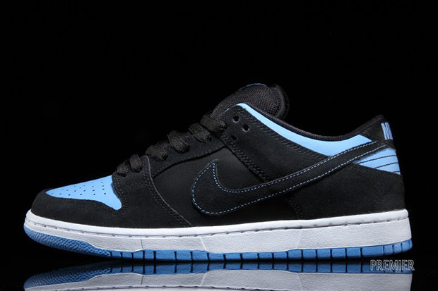 Nike Sb Dunk Low Black University Blue Stitch 3