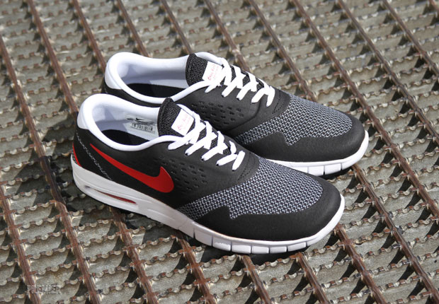 Nike SB Koston 2 Max - Black - Cool Grey - University Red