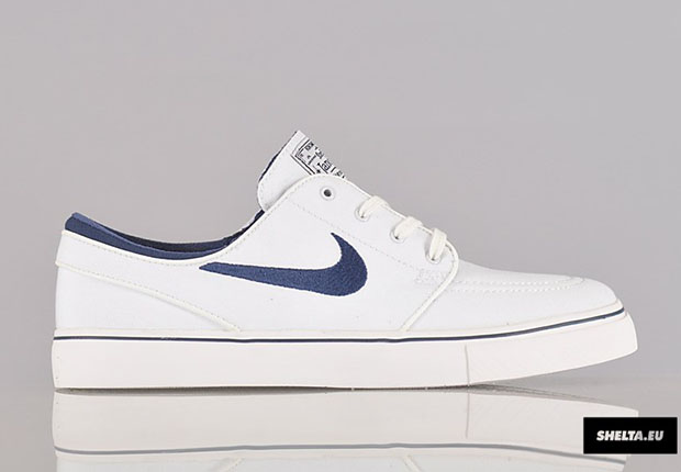 Nike Sb Zoom Stefan Janoski Summit White Midnight Navy 1