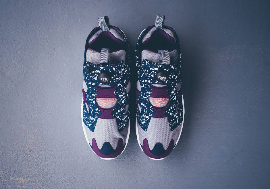 Reebok Insta Pump Fury Indigo Splatter 2