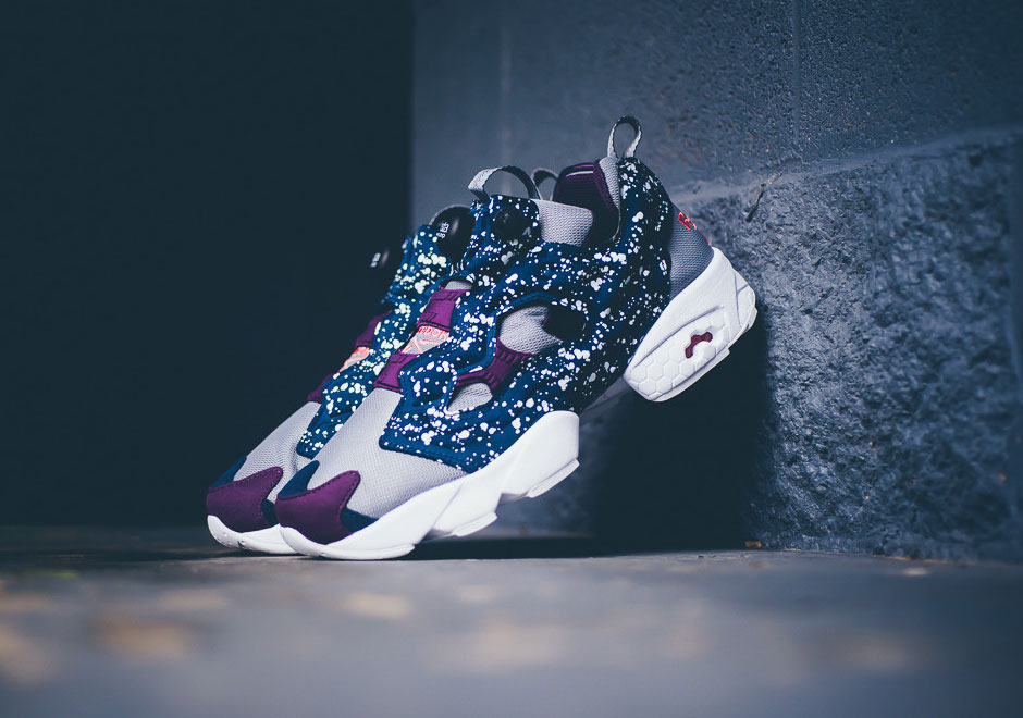 Reebok Insta Pump Fury Indigo Splatter 3