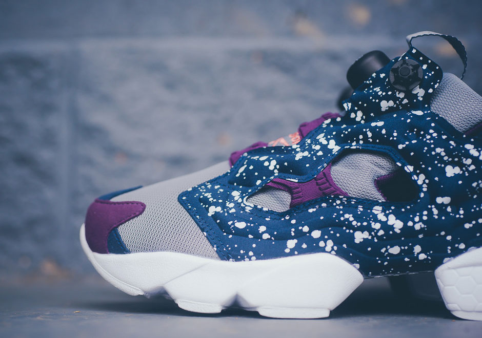 Reebok Insta Pump Fury Indigo Splatter 4