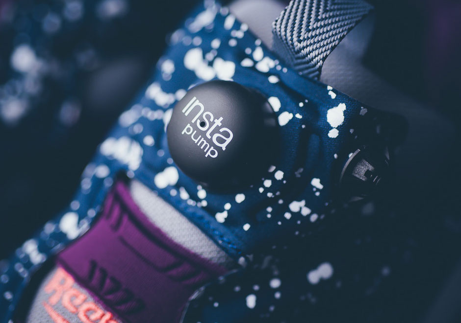 Reebok Insta Pump Fury Indigo Splatter 8