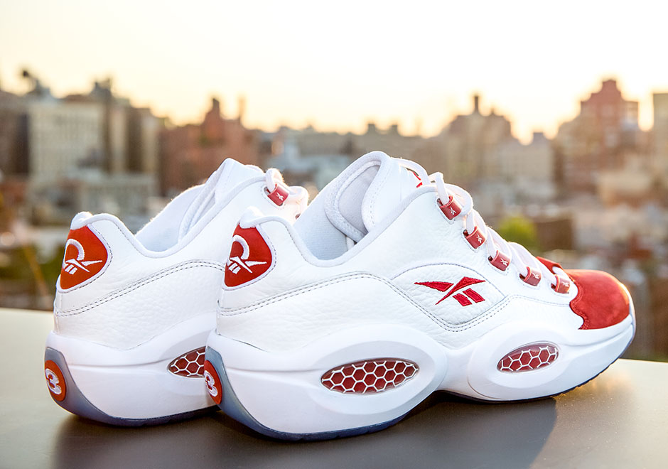 Reebok Question Low White Red Og 5