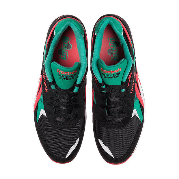 Reebok Ventilator Supreme Black Green Red 3