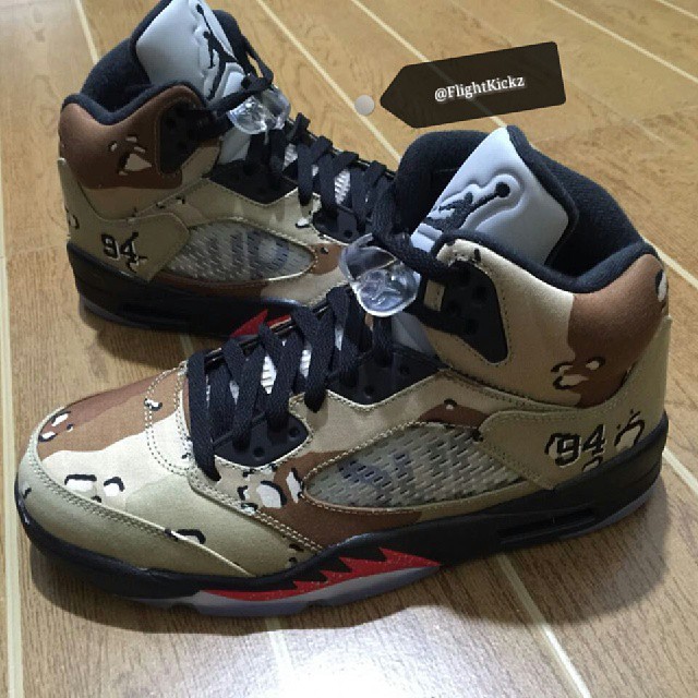 Supreme Desert Camo Aj5 Preview