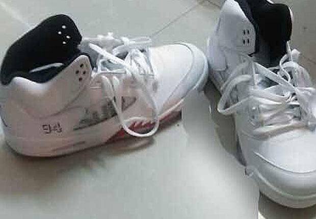 Supreme Jordan 5 White