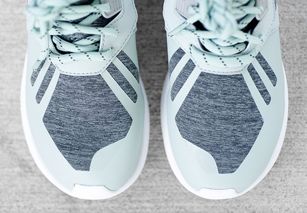 Adidas Tubular Runner Weave Fleece Mint 4