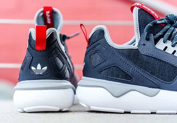 Adidas Tubular Runner Weave Fleece Navy 2