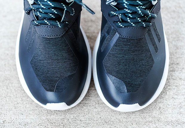 Adidas Tubular Runner Weave Fleece Navy 3