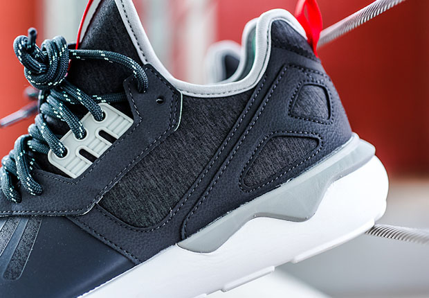 Adidas Tubular Runner Weave Fleece Navy 4