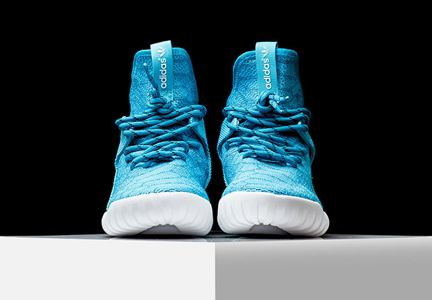 Adidas Tubular X Primeknit Aqua 3