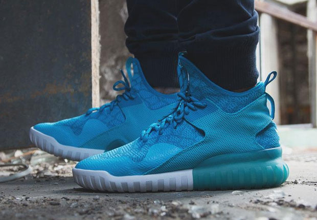 adidas Tubular X Primeknit "Bright Cyan"