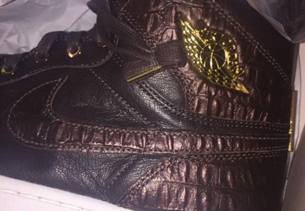 The Air Jordan 1 Reaches A Pinnacle With Luxurious Croc-Skin Leather