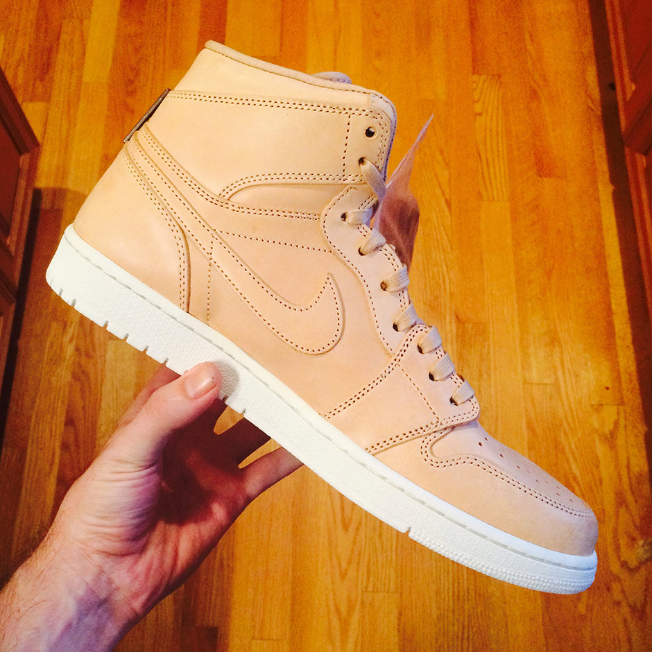 Air Jordan 1 High Pinnacle Tan Leather 2