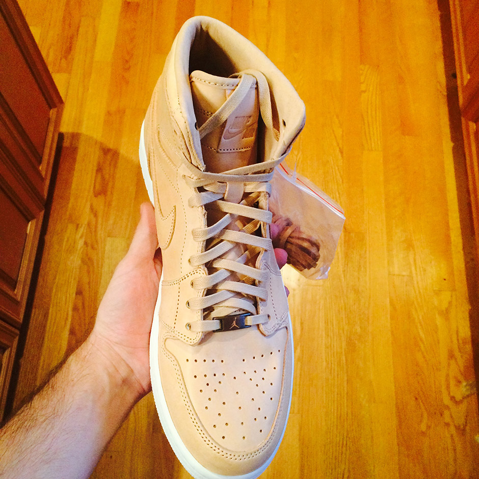 Air Jordan 1 High Pinnacle Tan Leather 3