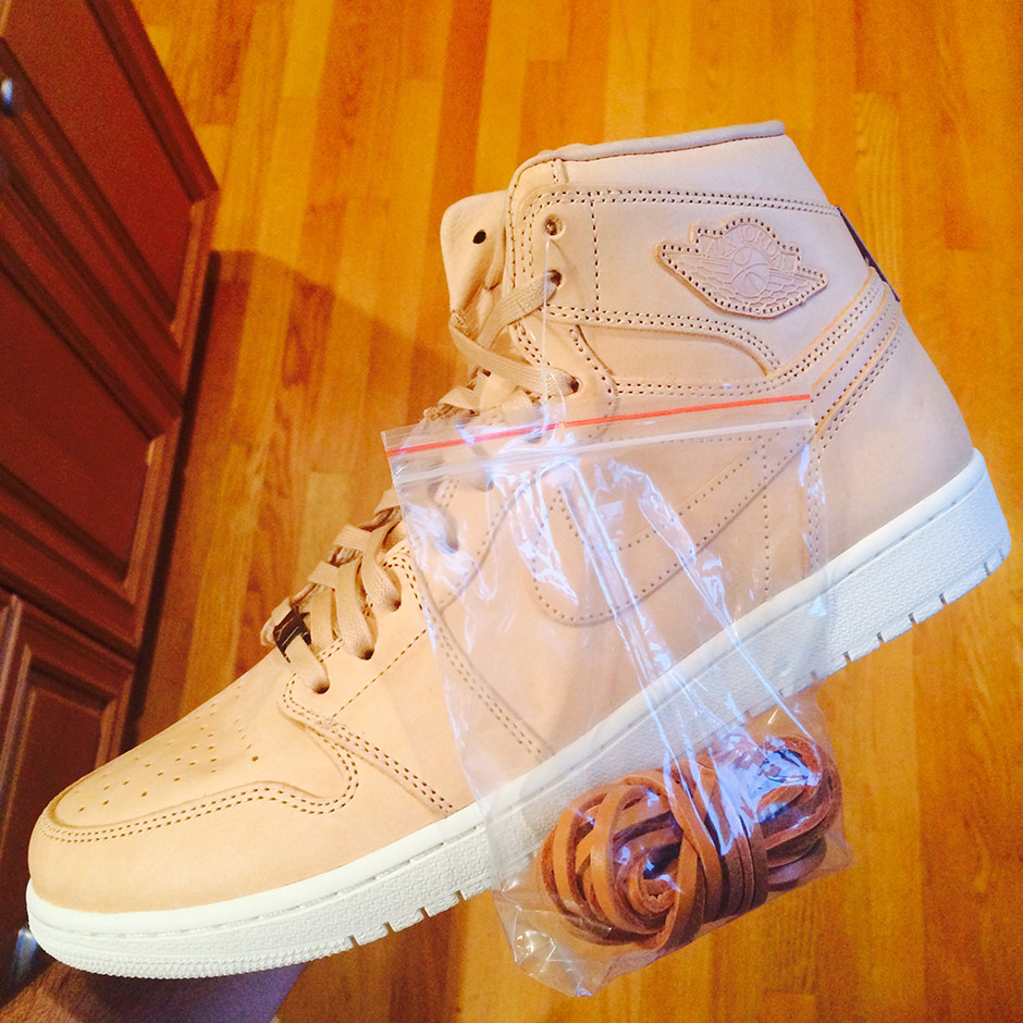 Air Jordan 1 High Pinnacle Tan Leather 4