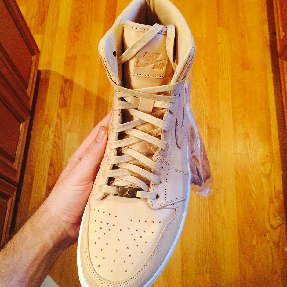 Air Jordan 1 High Pinnacle Tan Leather 5