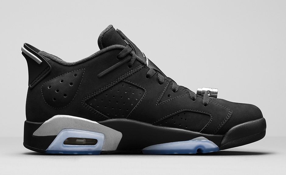 Air Jordan 6 Low Black Chrome Official Photos 03