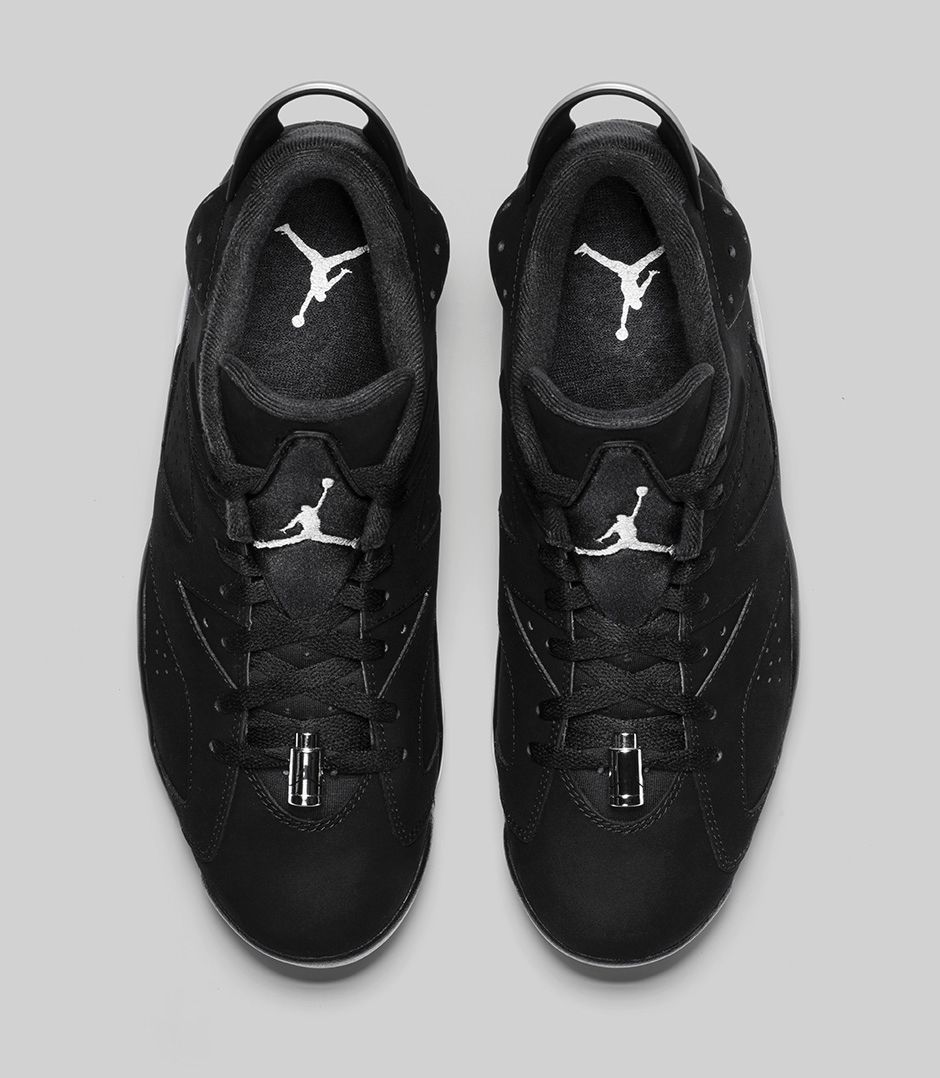 Air Jordan 6 Low Black Chrome Official Photos 04