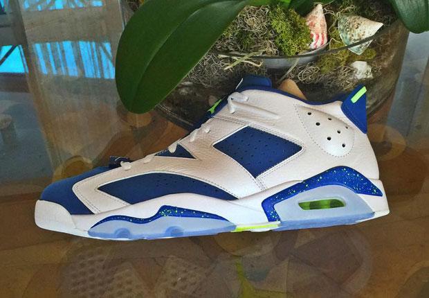 Air Jordan 6 Low Ghost Green Insignia Blue 1