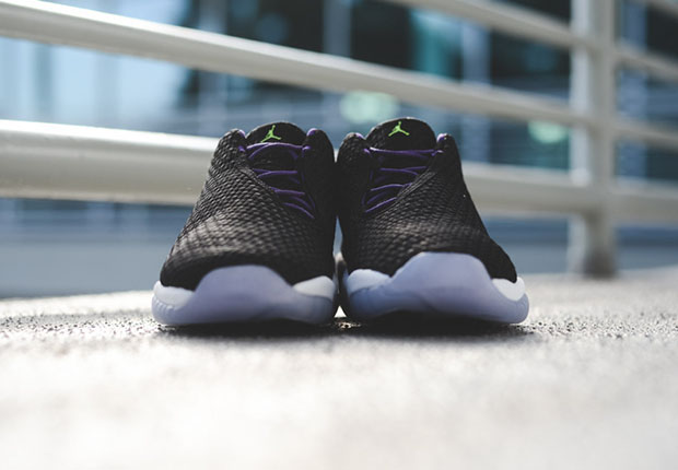 Air Jordan Future Low Gg Black Purple Ghost Green 4