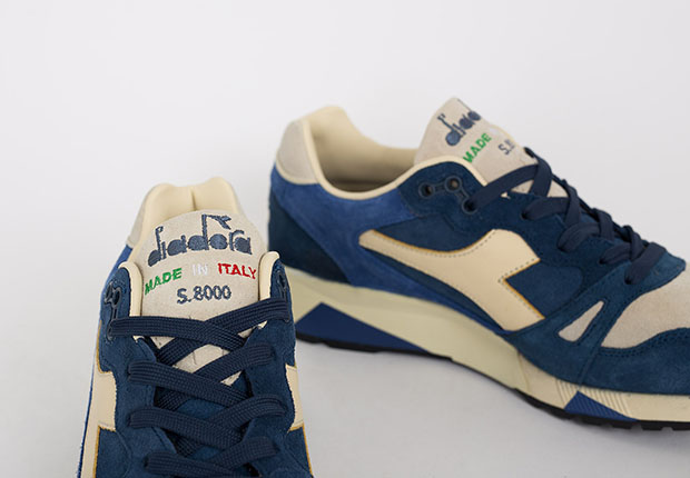 Diadora S8000 Italy Blue Beige 4