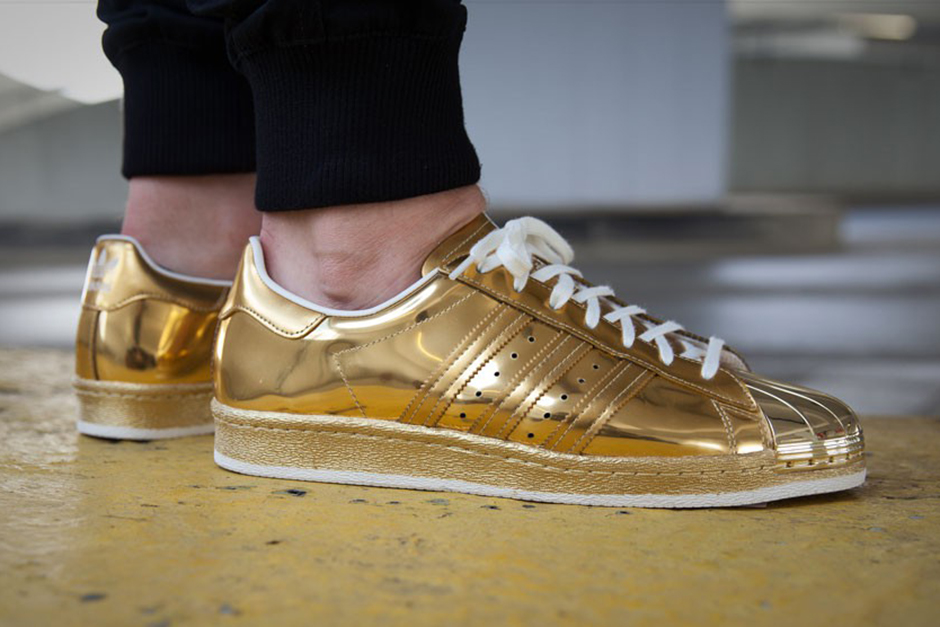 A Golden Take On The Classic adidas Superstar