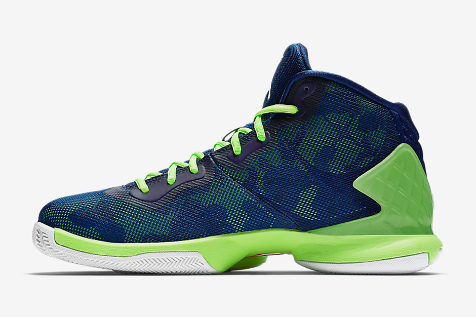 Jordan Super Fly 4 Seahawks Colorway 03