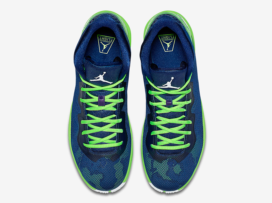 Jordan Super Fly 4 Seahawks Colorway 04