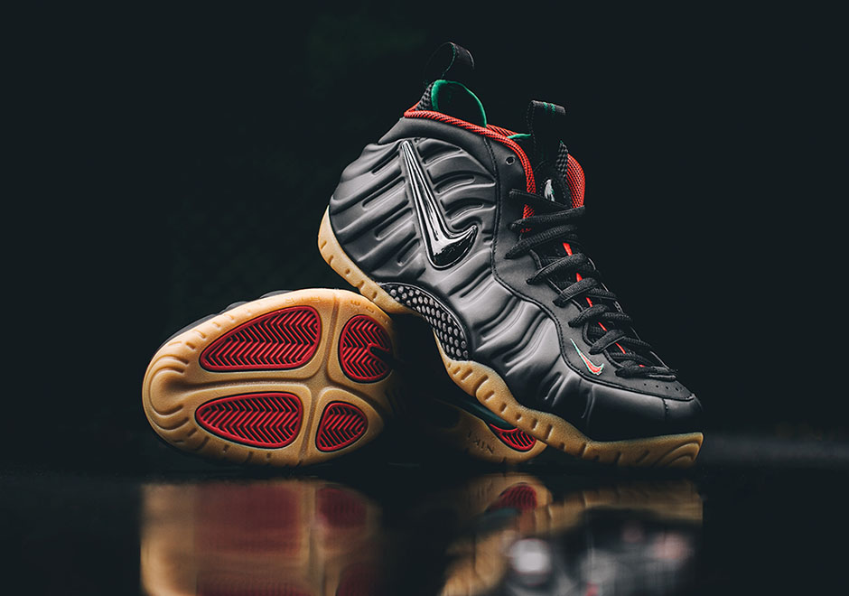 Nike Air Foamposite Pro Black Red Green Gum Coming Soon 2