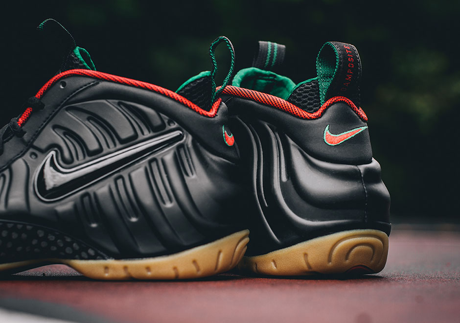 Nike Air Foamposite Pro Black Red Green Gum Coming Soon 3