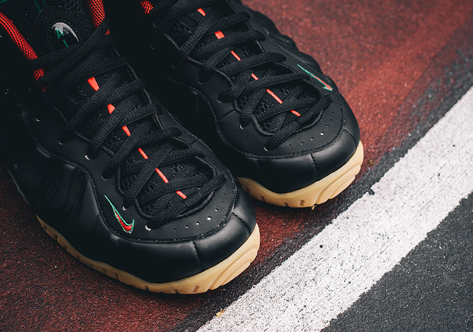 Nike Air Foamposite Pro Black Red Green Gum Coming Soon 4