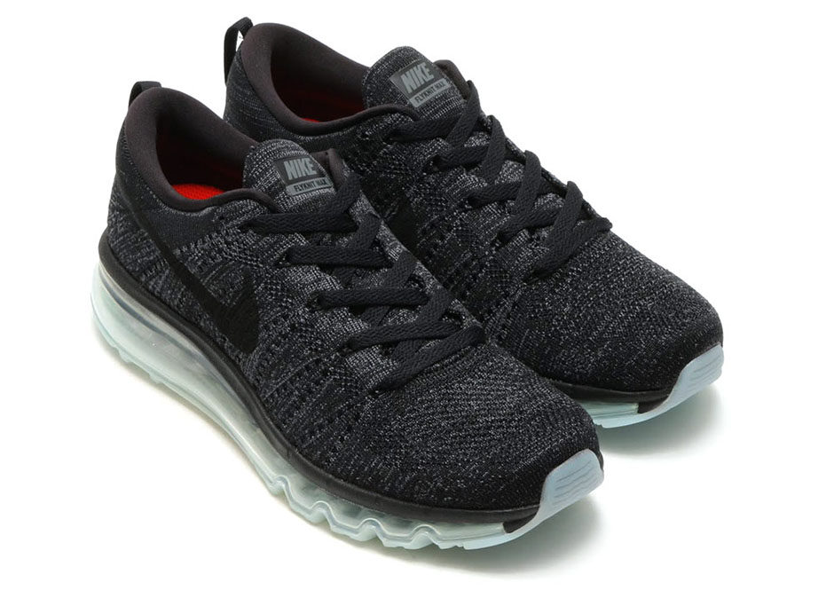 Nike Air Max Flyknit Black Dark Grey Anthracite 2